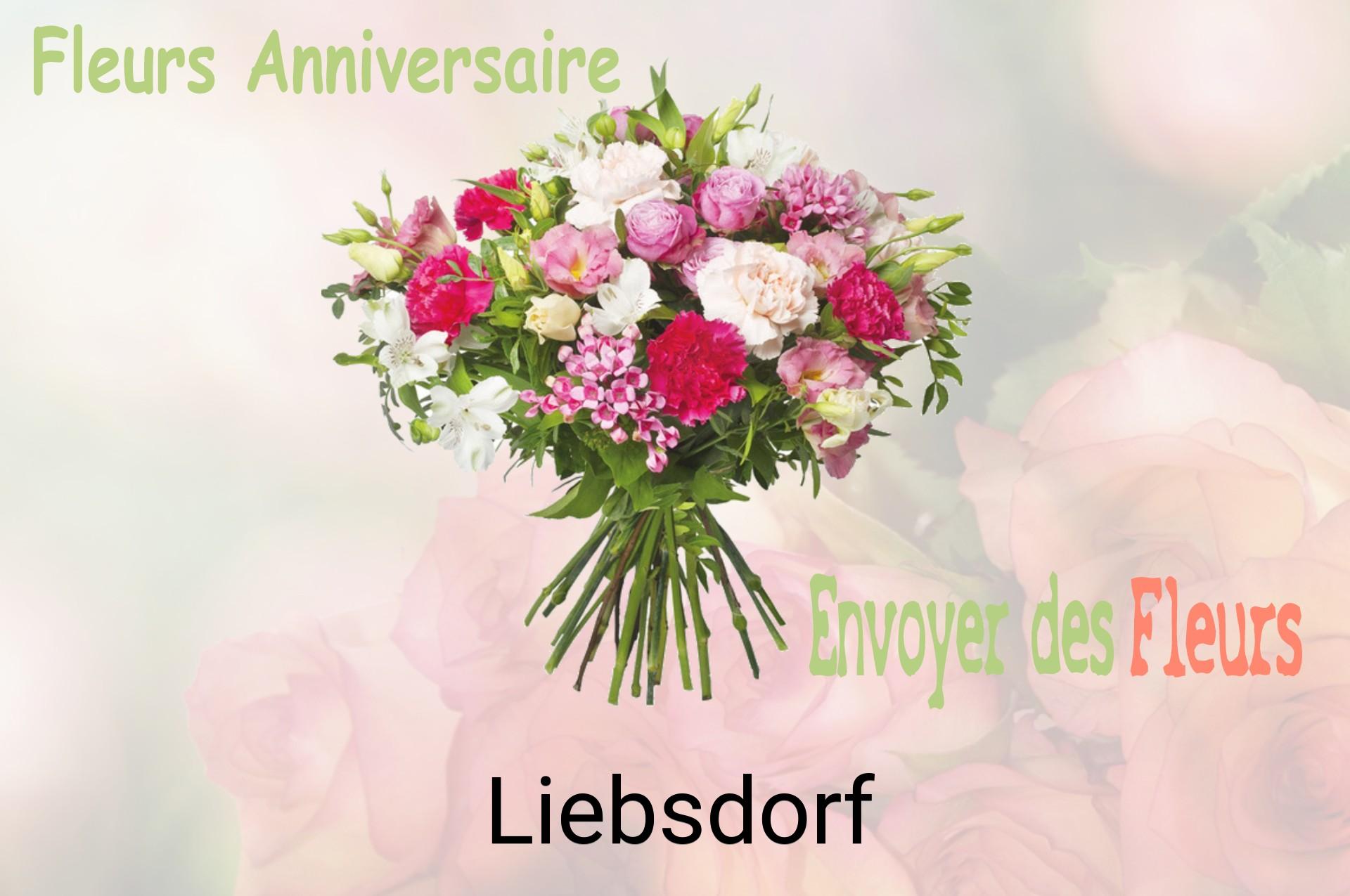 Bouquet de fleurs d’anniversaire livré à Liebsdorf