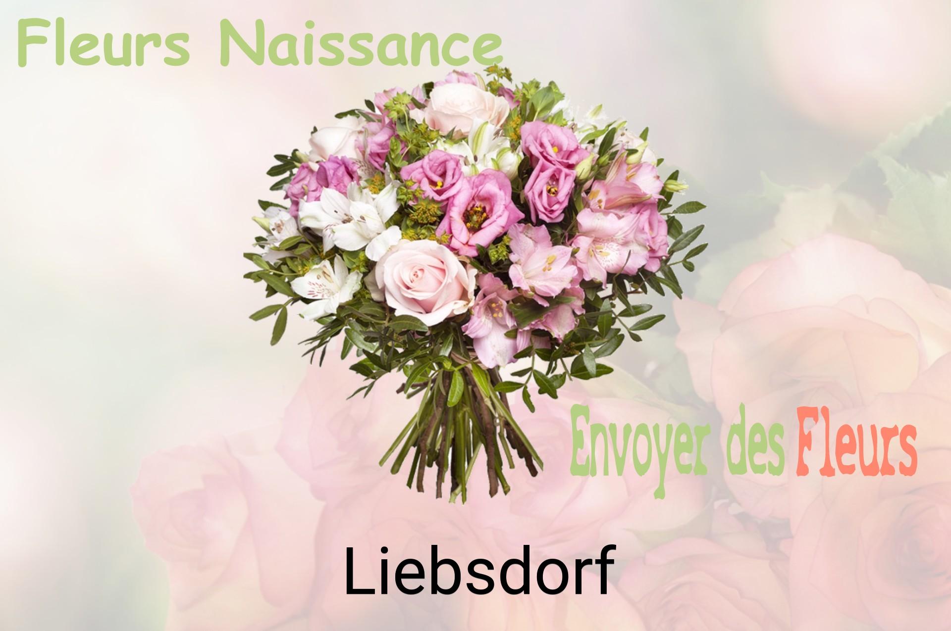 Bouquet de fleurs de naissance livré à Liebsdorf